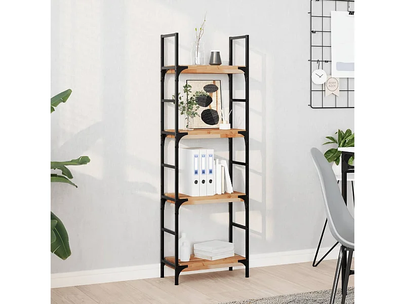 Etagères murales 2 pcs 60x20x4 cm acacia massif à l'huile FR919856