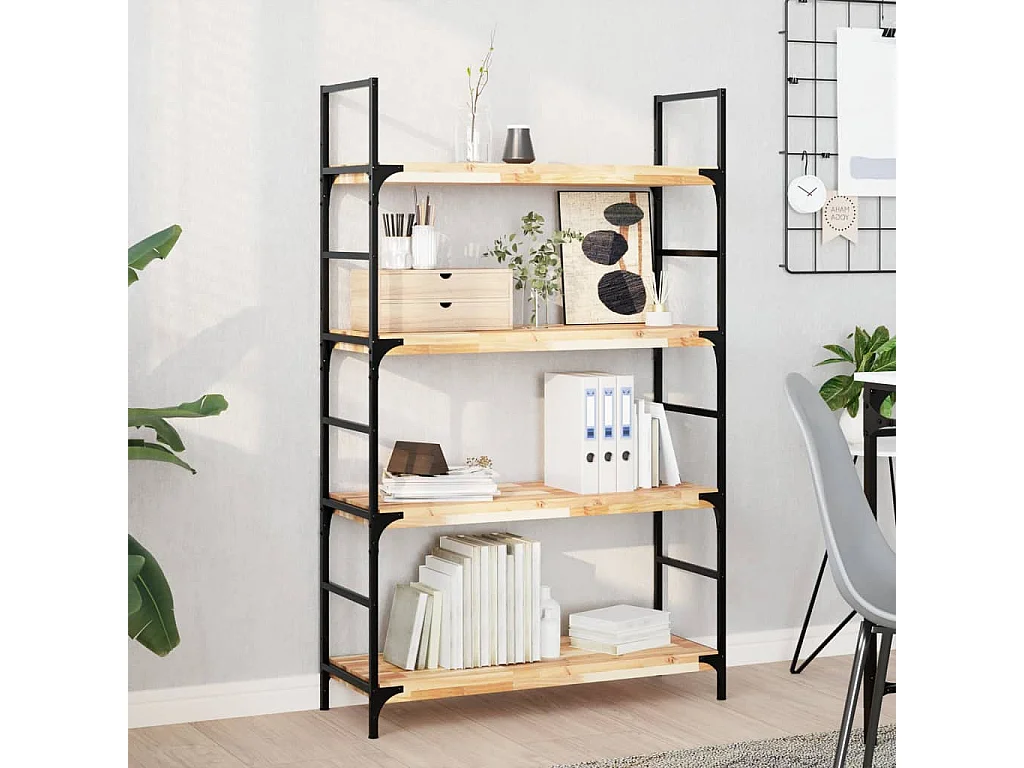 Etagères murales 3 pcs 80x30x4 cm acacia massif non traité FR701555