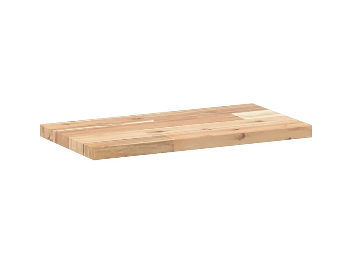 Etagères murales 2 pcs 40x20x2 cm acacia massif non traité FR342379