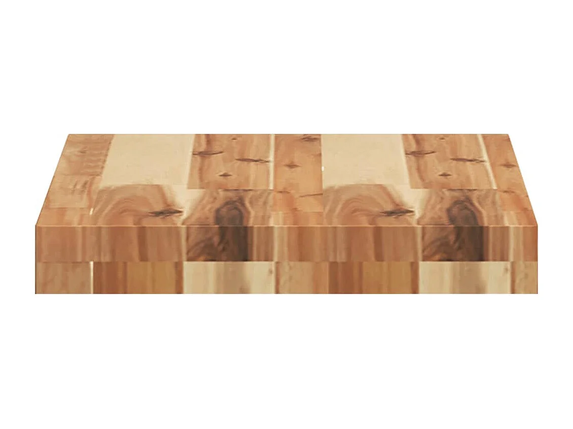 Etagère murale 60x30x4 cm acacia massif finition à l'huile FR365495