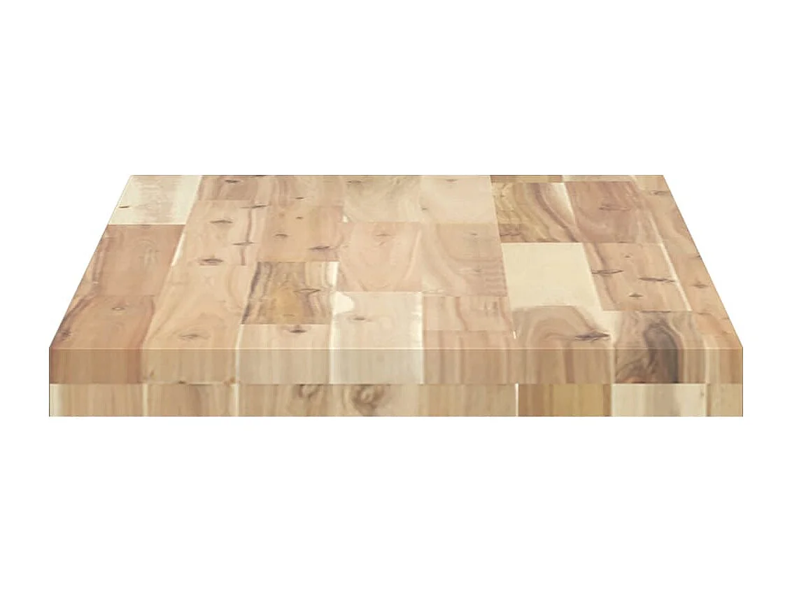Wandschappen 2 st zwevend 60x40x4 cm onbehandeld acaciahout BE956178