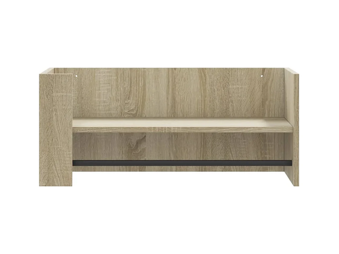 Estante de pared madera ingeniería roble Sonoma 70,5x35x30,5 cm ES608504