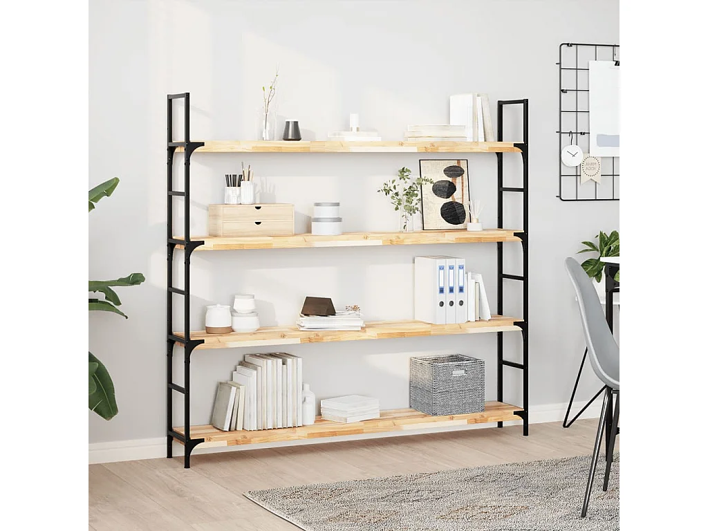 Etagère murale 160x20x4 cm bois d'acacia massif non traité FR156392