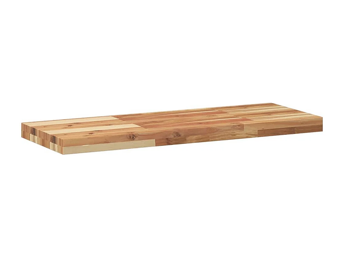 Etagères murales 3 pcs 80x30x4 cm acacia massif à l'huile FR722448
