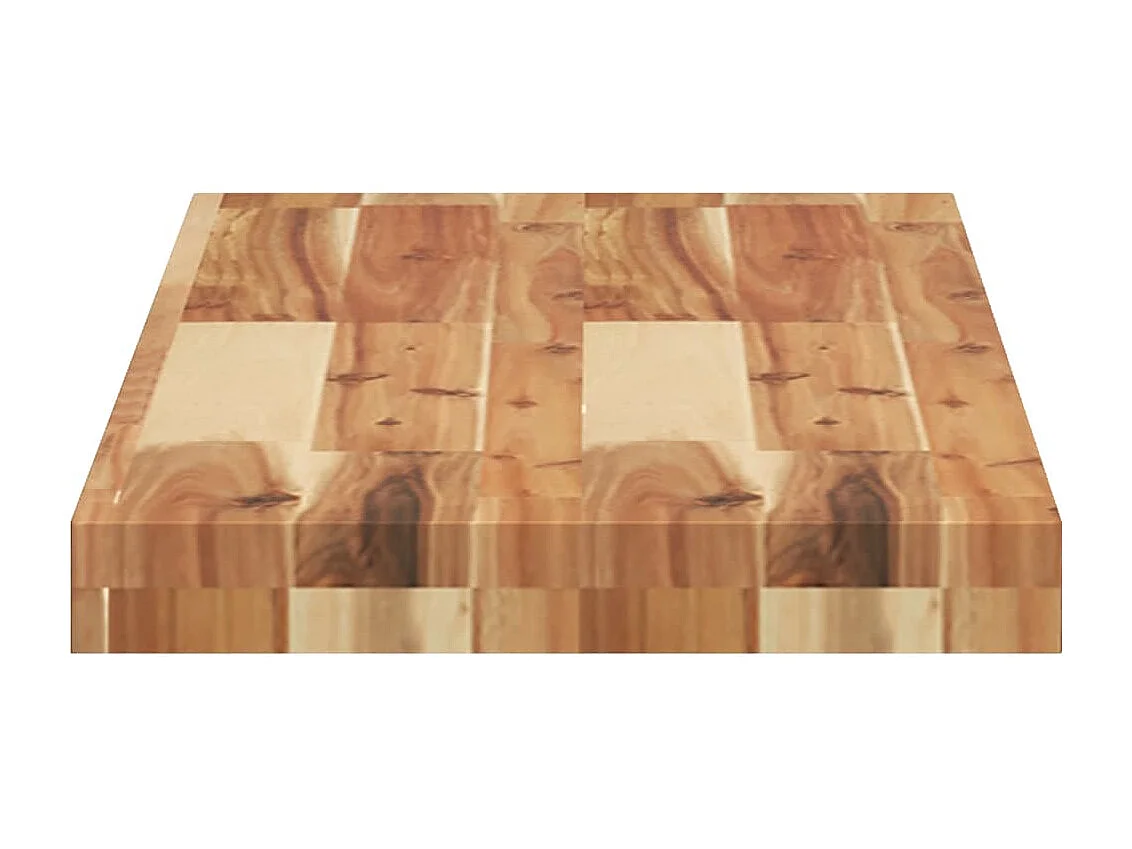 Etagères murales 3 pcs 80x30x4 cm acacia massif à l'huile FR722448