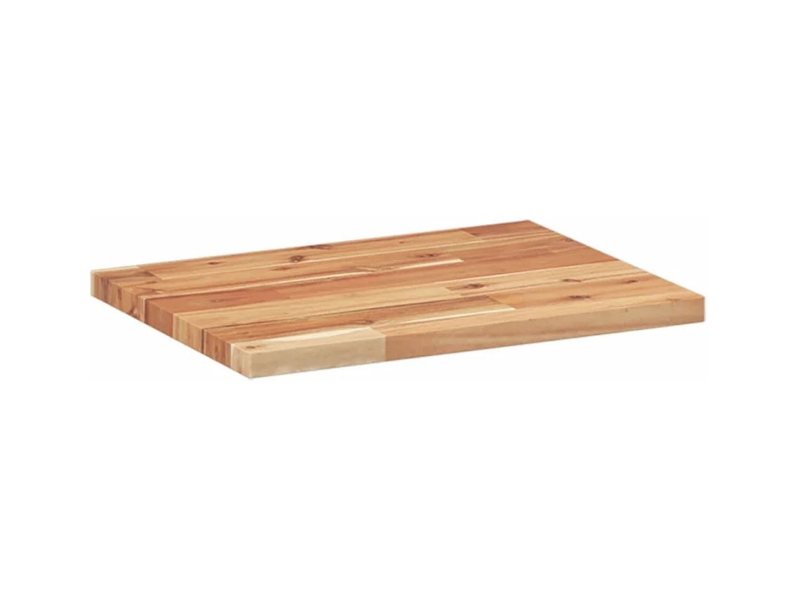 Etagère murale 60x30x2 cm acacia massif finition à l'huile FR540821