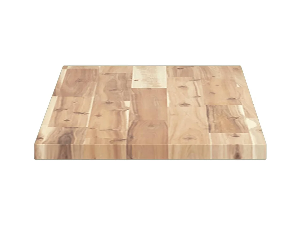 Estantes flotantes 2 uds madera acacia sin tratar 100x30x2 cm ES234637
