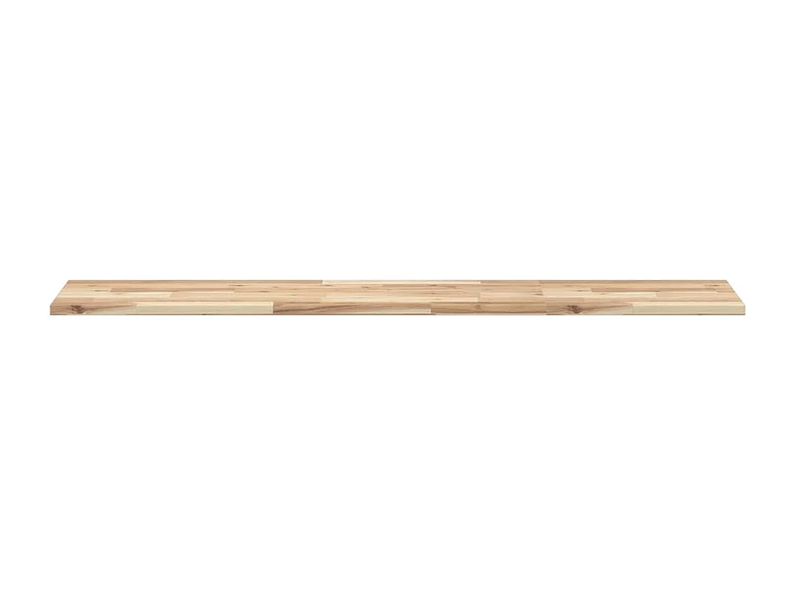 Estante flotante madera maciza de acacia sin tratar 140x30x2 cm ES494708