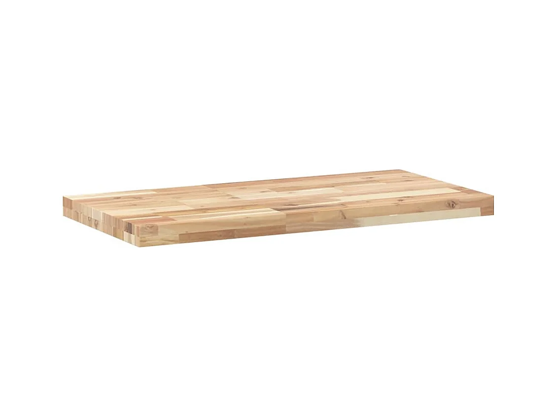 Estantes flotantes 3 uds madera acacia sin tratar 60x40x4 cm ES592606