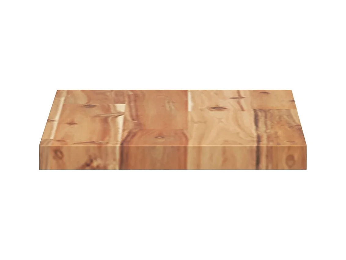Etagères murales 4 pcs 60x20x2 cm acacia massif à l'huile FR536943