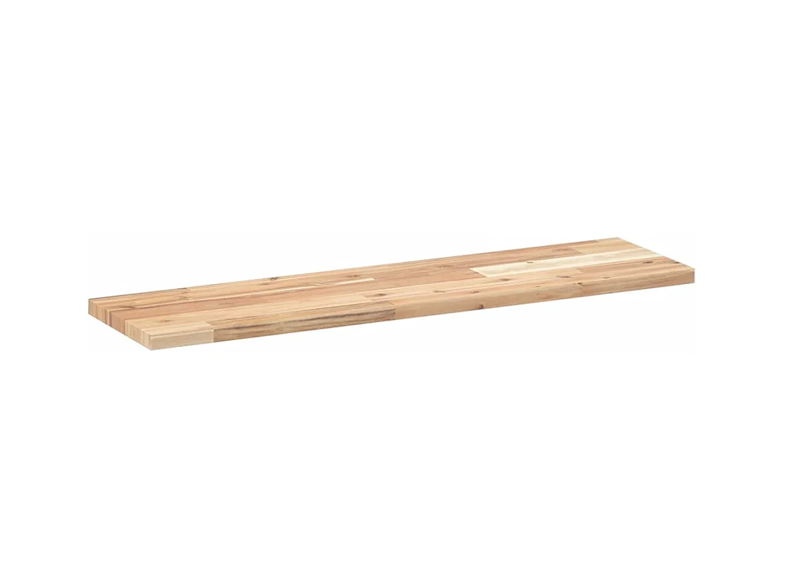 Etagères murales 4 pcs 80x20x2 cm acacia massif non traité FR120228