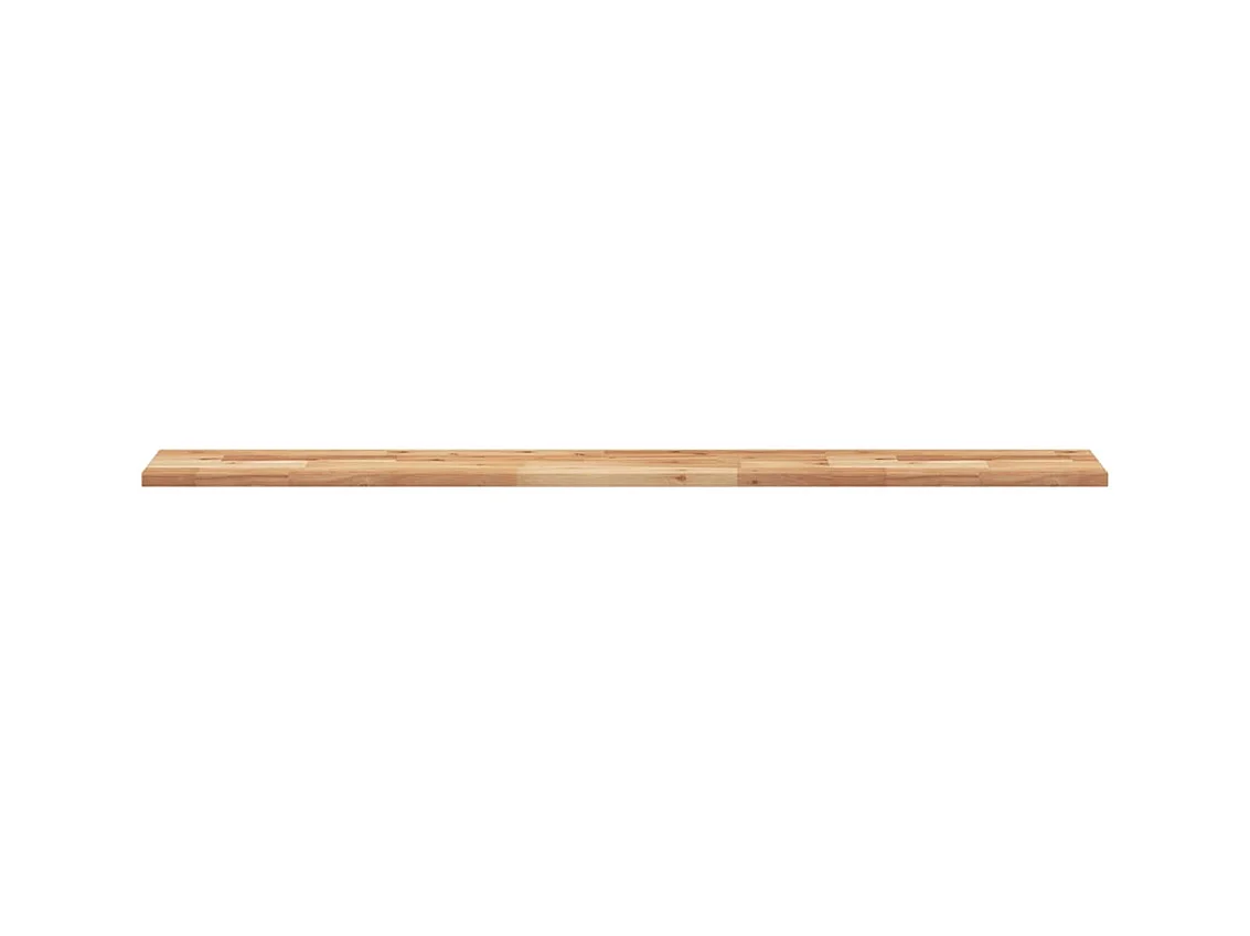 Estante flotante madera acacia maciza acabado aceite 140x20x2cm ES440118
