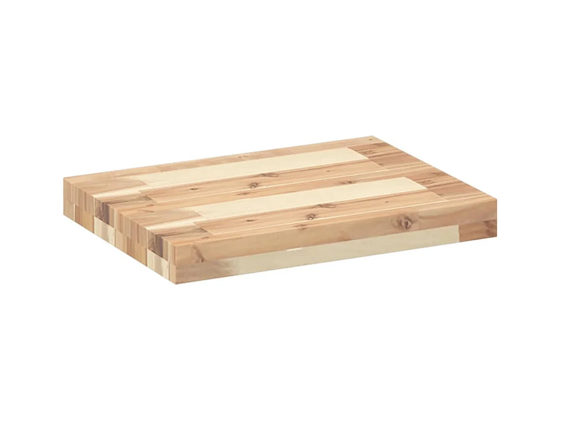 Prateleiras flutuantes 3pcs 60x30x4cm acácia maciça não tratada PT247665