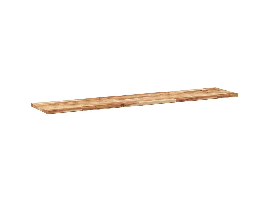 Etagère murale 120x30x2 cm acacia massif finition à l'huile FR932745
