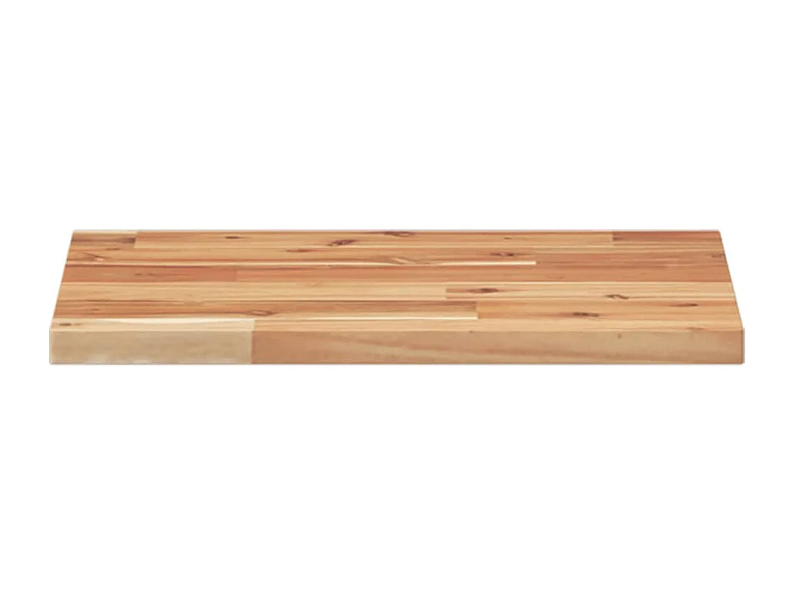 Estantes flotantes 2 uds madera acacia acabado aceite 40x30x2cm ES625078
