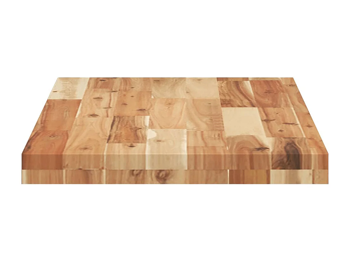 Etagères murales 2 pcs 60x40x4 cm acacia massif à l'huile FR434402