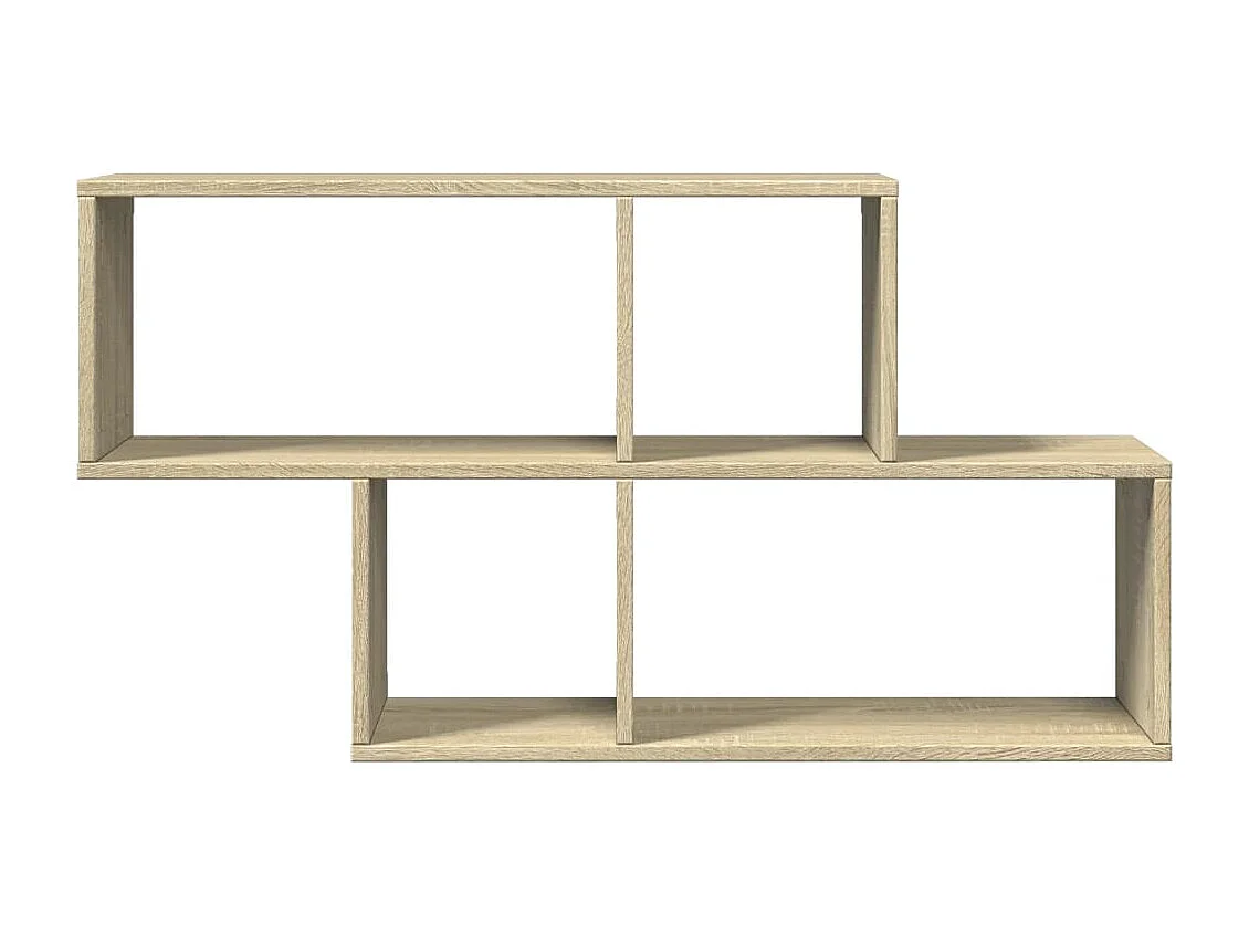 Étagère murale chêne sonoma 100x20x53 cm bois d'ingénierie FR762401