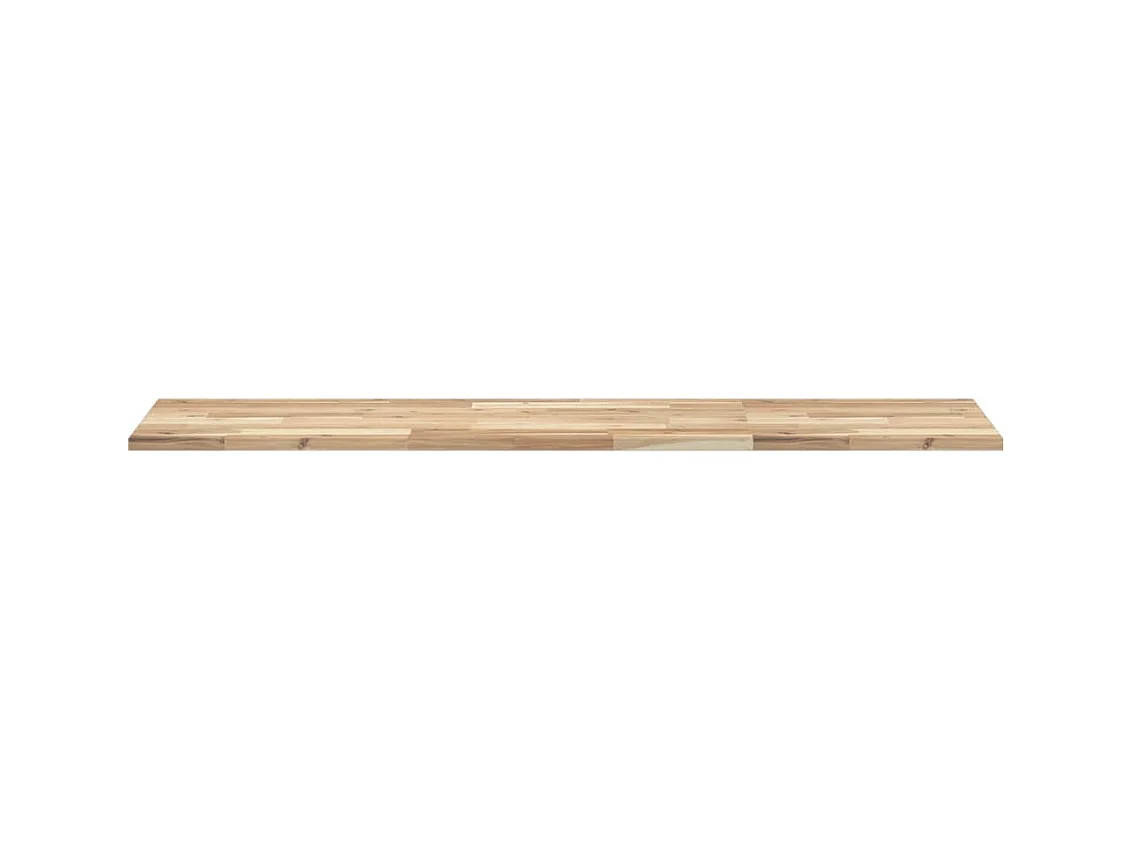 Wandschap zwevend 120x40x2 cm onbehandeld massief acaciahout BE725105