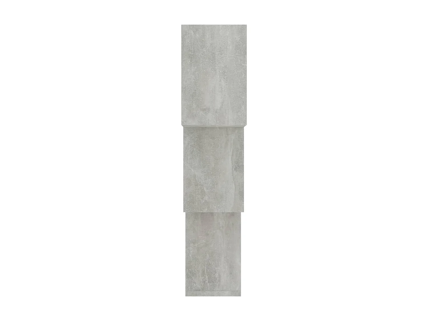 Étagères murales cubiques gris béton 68x15x68cm bois ingénierie FR479426