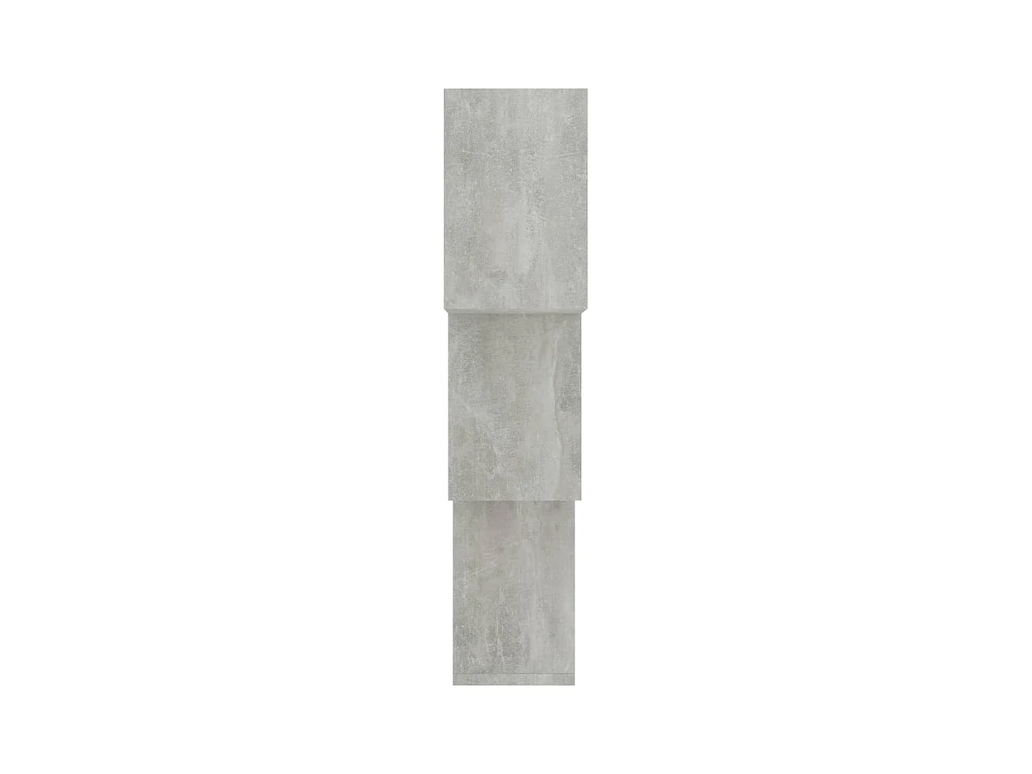 Étagères murales cubiques gris béton 68x15x68cm bois ingénierie FR479426