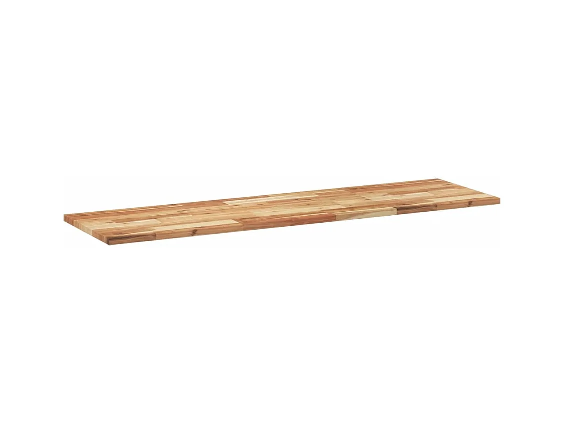 Etagères murales 2 pcs 140x40x2 cm acacia massif à l'huile FR715913