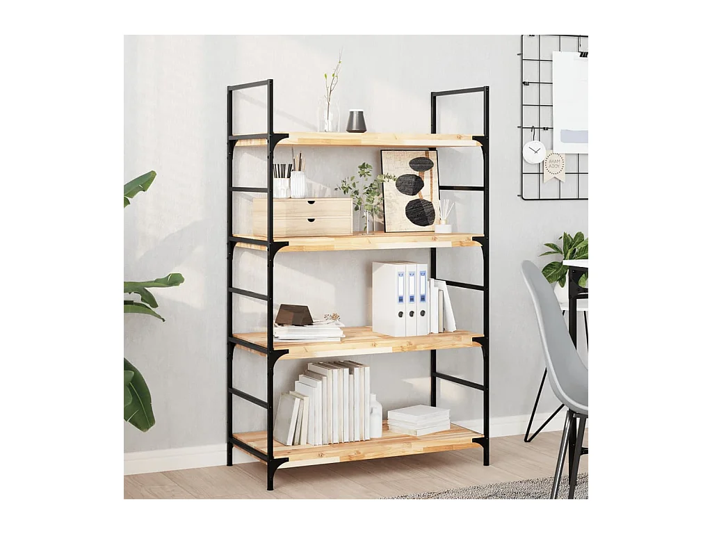 Etagère murale 100x40x4 cm bois d'acacia massif non traité FR155199