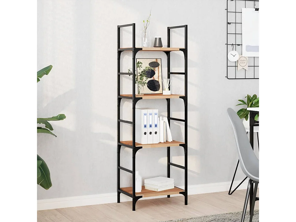 Etagère murale 40x30x2 cm acacia massif finition à l'huile FR928990