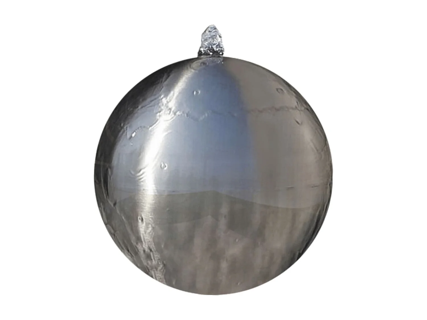 3-delige Fonteinbollenset met LED's roestvrij staal BE752575