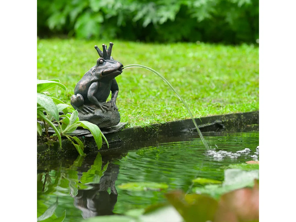 Fontaine de jardin à cracheur Grenouille roi FR492741