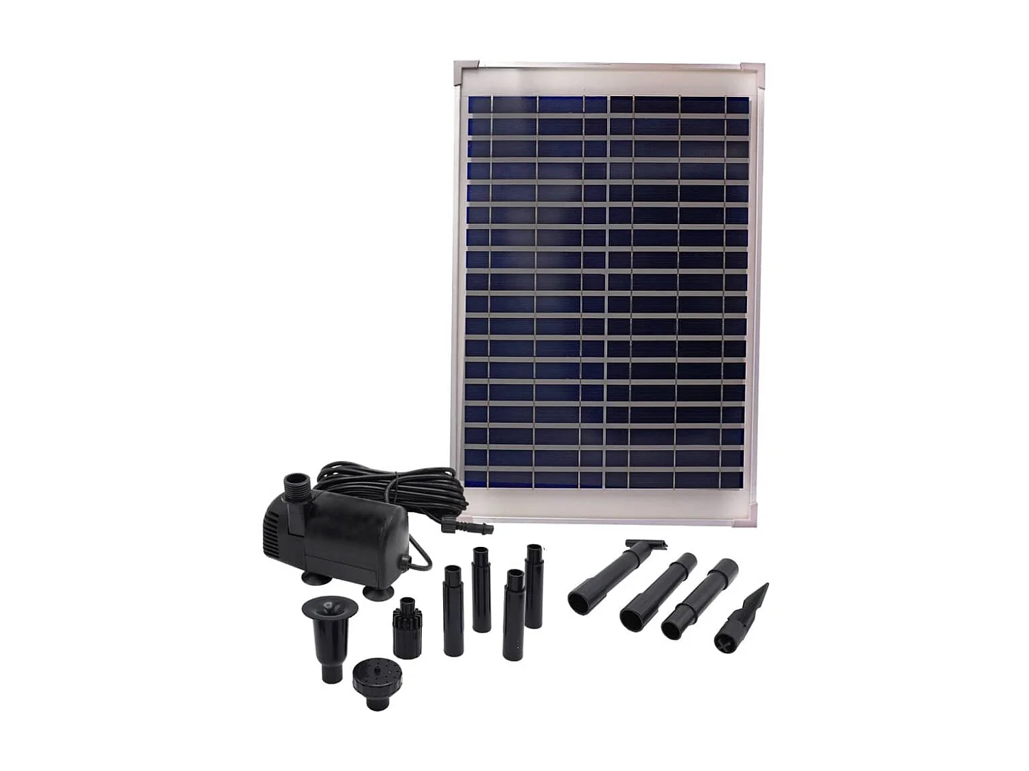 Fonteinpompset SolarMax 1000 met zonnepaneel BE990595