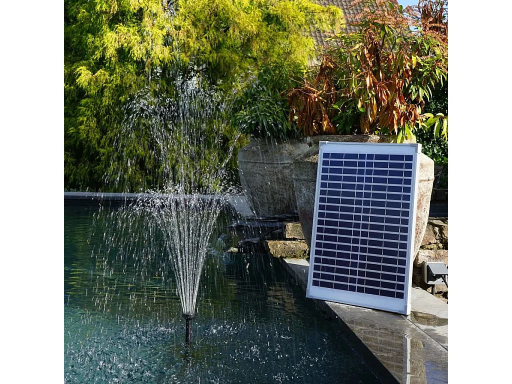 Fonteinpompset SolarMax 1000 met zonnepaneel BE990595