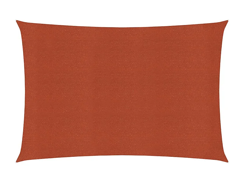 Para-sol estilo vela 160 g/m² 3x5 m PEAD terracota PT773770