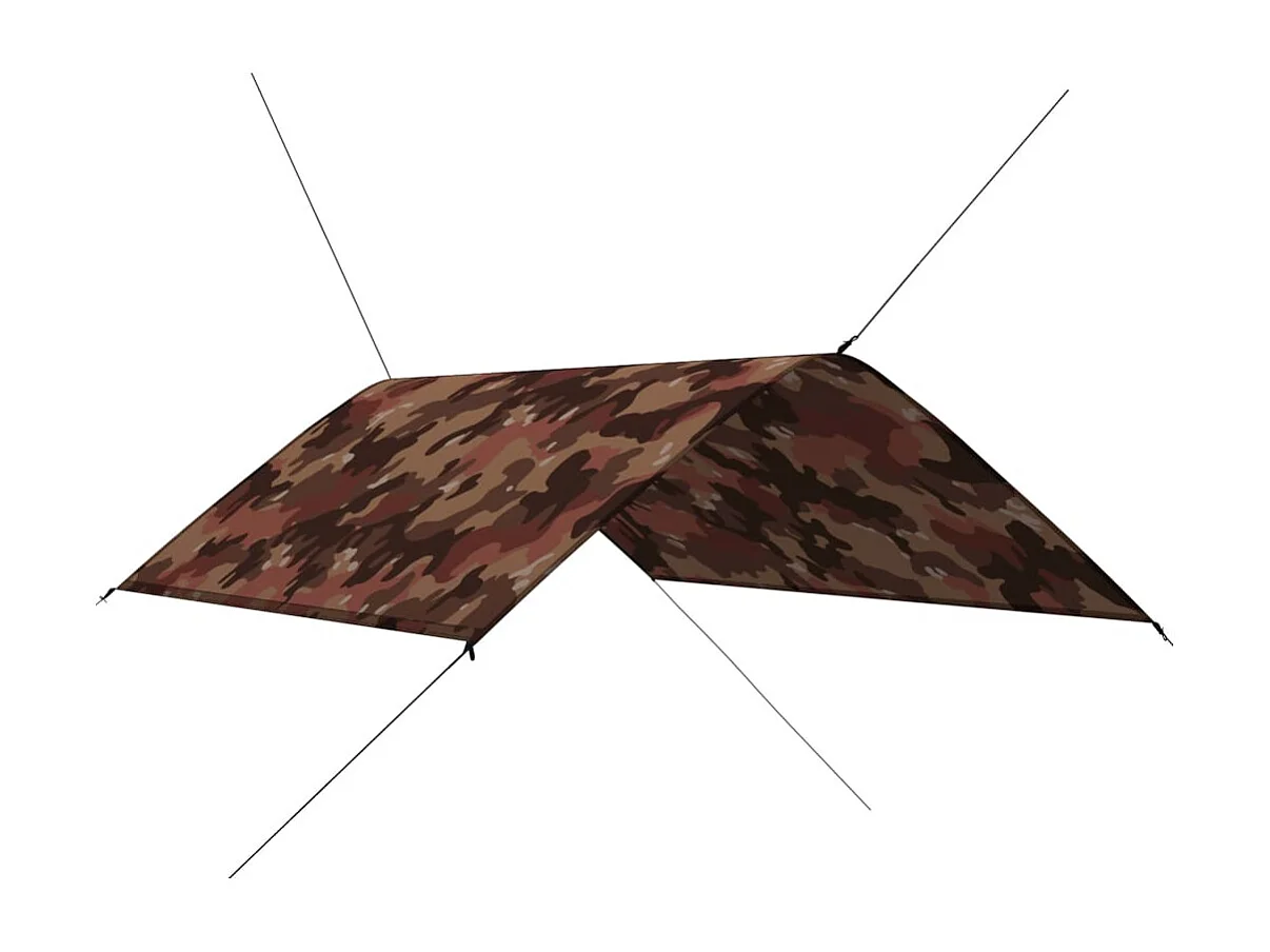 Lona de exterior 3x2 m camuflagem PT162769