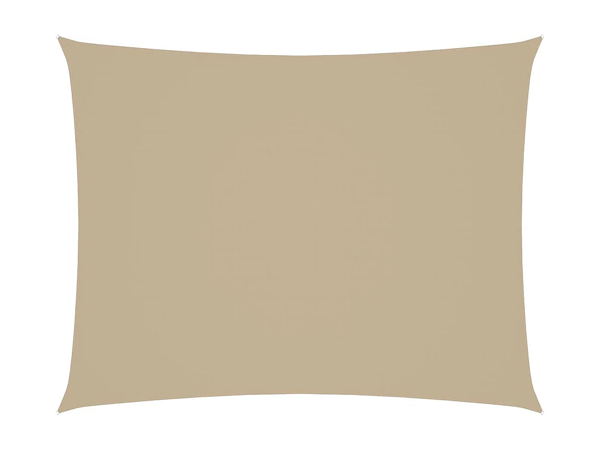 Zonnescherm rechthoekig 3,5x5 m oxford stof beige BE334086