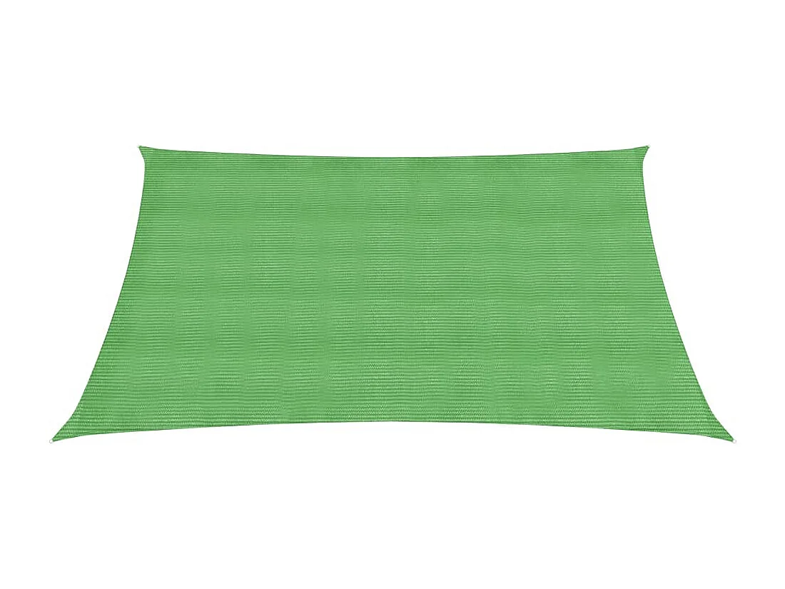 Para-sol estilo vela 160 g/m² 3x3 m PEAD verde-claro PT527641