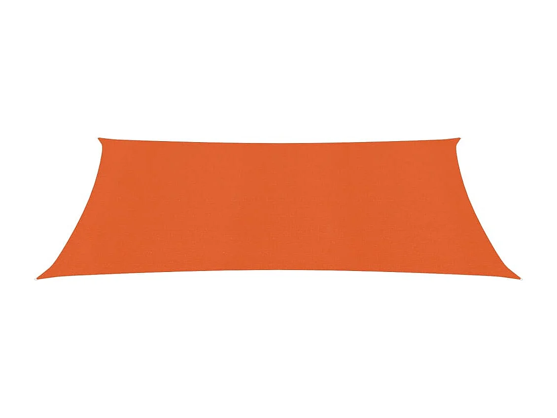 Voile d'ombrage 160 g/m² Orange 2,5x4 m PEHD FR51213