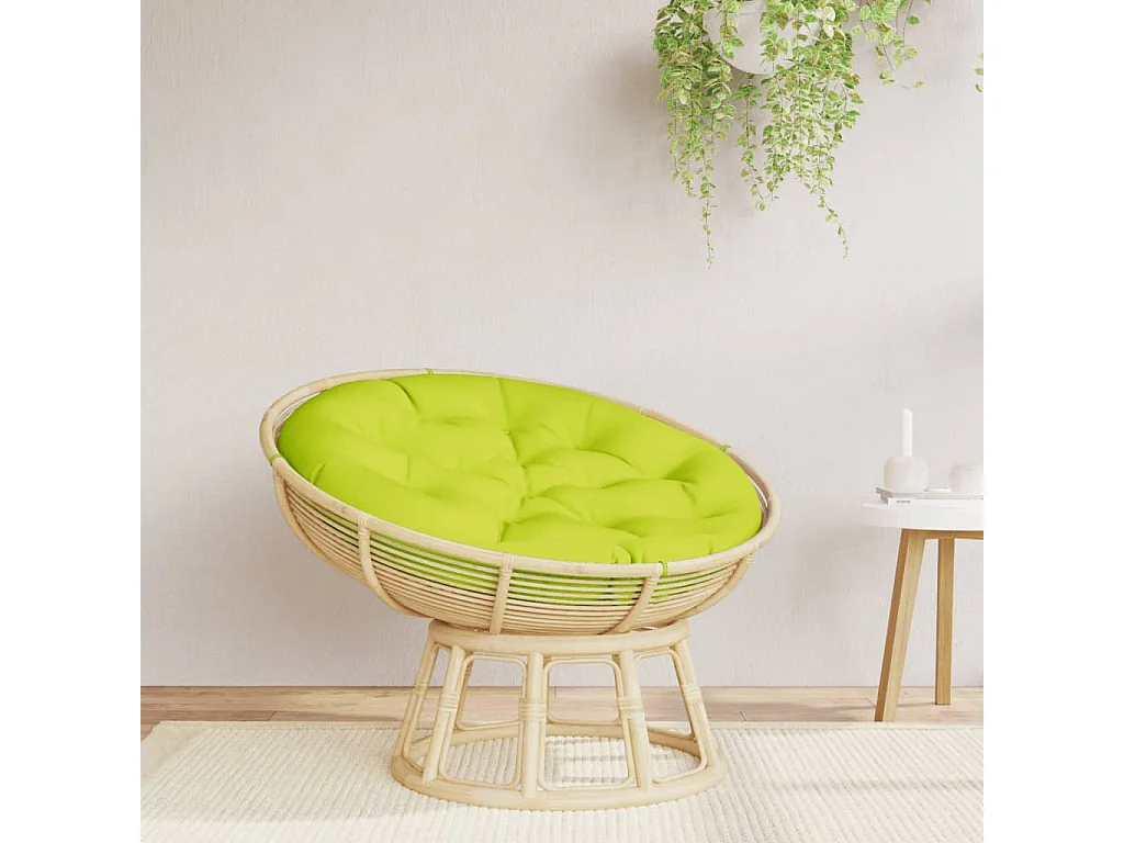 Almofadão redondo Ø 100 x11 cm tecido oxford verde brilhante PT500506