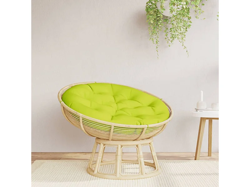 Almofadão redondo Ø 100 x11 cm tecido oxford verde brilhante PT500506