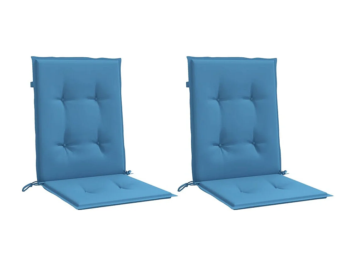 Almofadões lombares p/ cadeiras 2pcs 100x50x4cm mesclado tecido PT951791