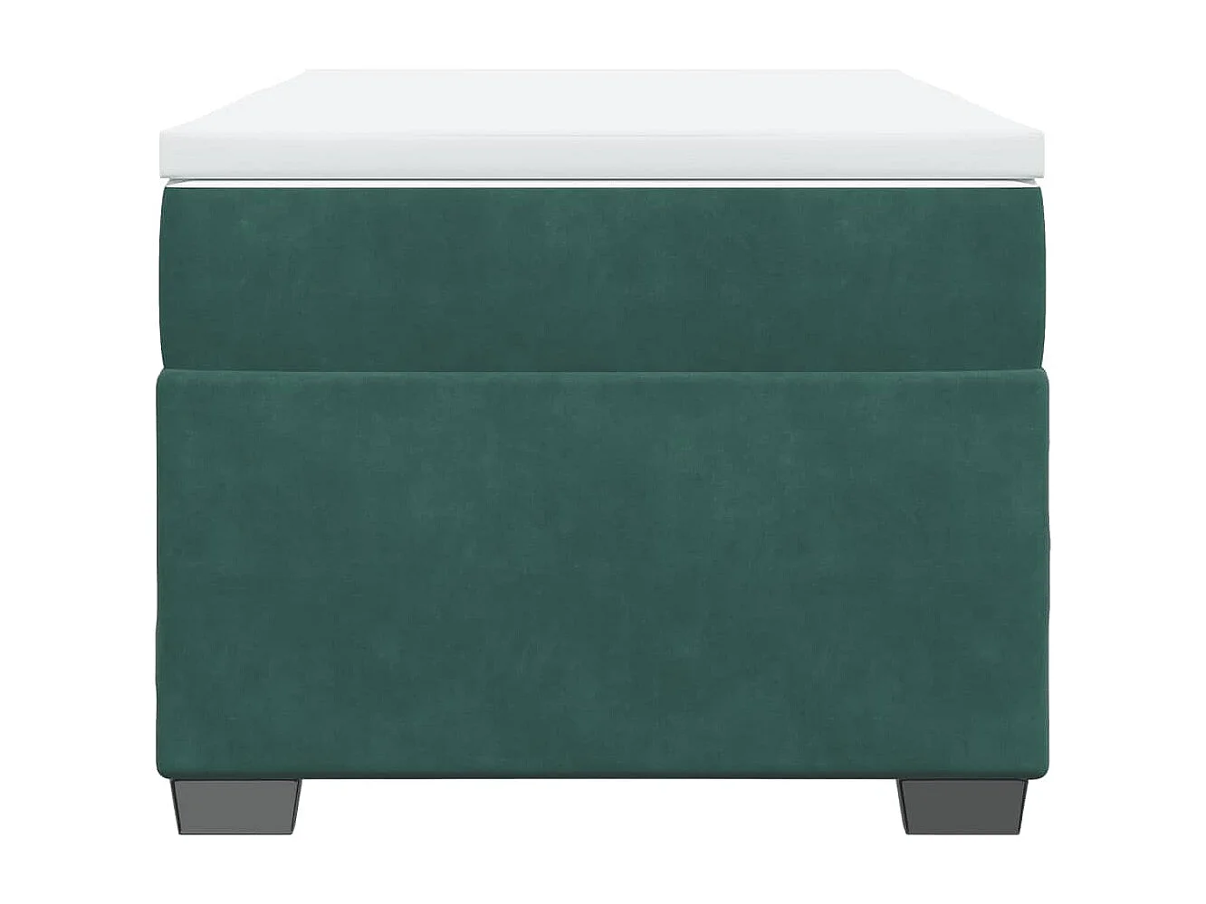 Ensemble complet boxspring + matelas Vert foncé 90x190 cm FR77034