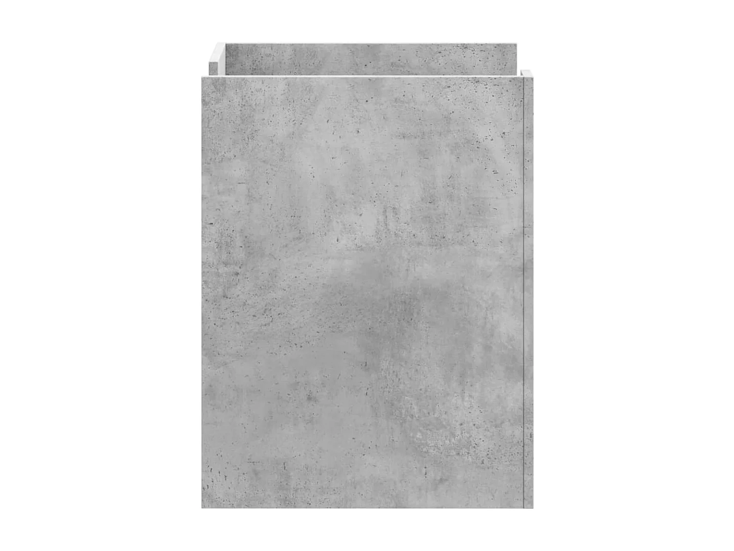 Nachtkastje 45x50x65 cm bewerkt hout betongrijs BE367896