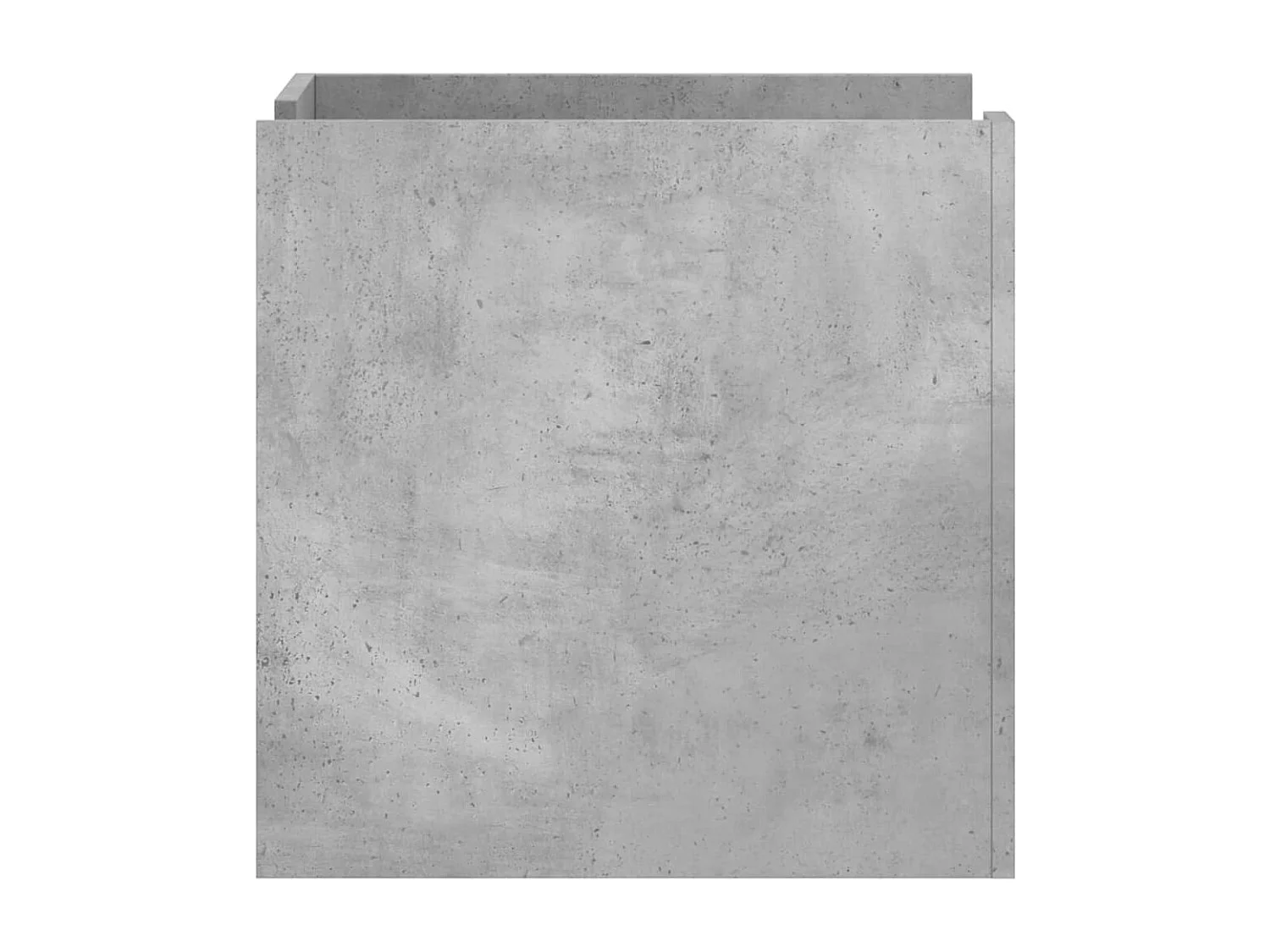 Table de chevet gris béton 45x50x50 cm bois d’ingénierie FR11879