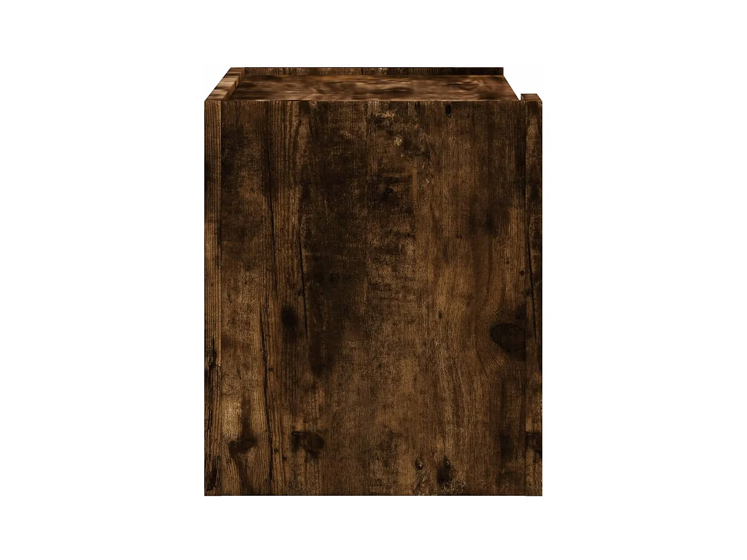 Nachtkastje wandgemonteerd 45x30x35 cm gerookt eikenkleurig BE944424