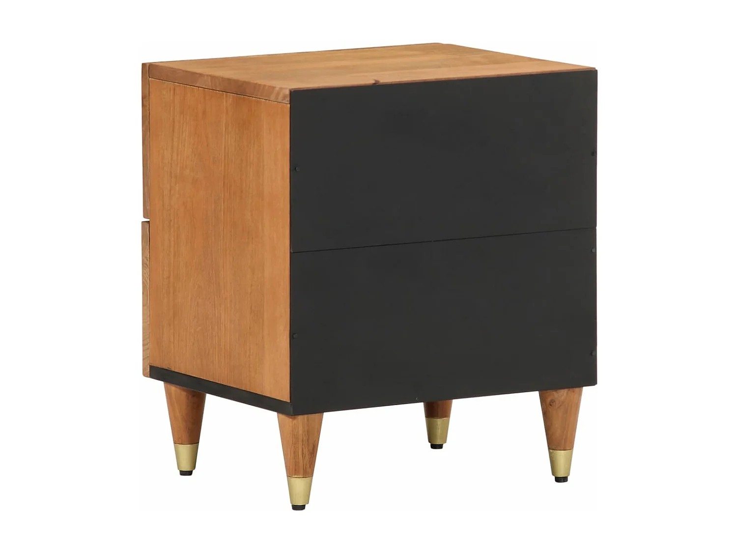 Tables de chevet 2 pcs 40x33x46 cm Bois de manguier solide FR81762