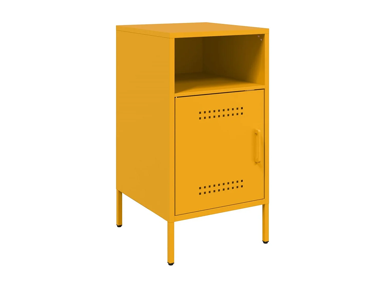 Tables de chevet 2 pcs jaune moutarde 36x39x68 cm FR66832