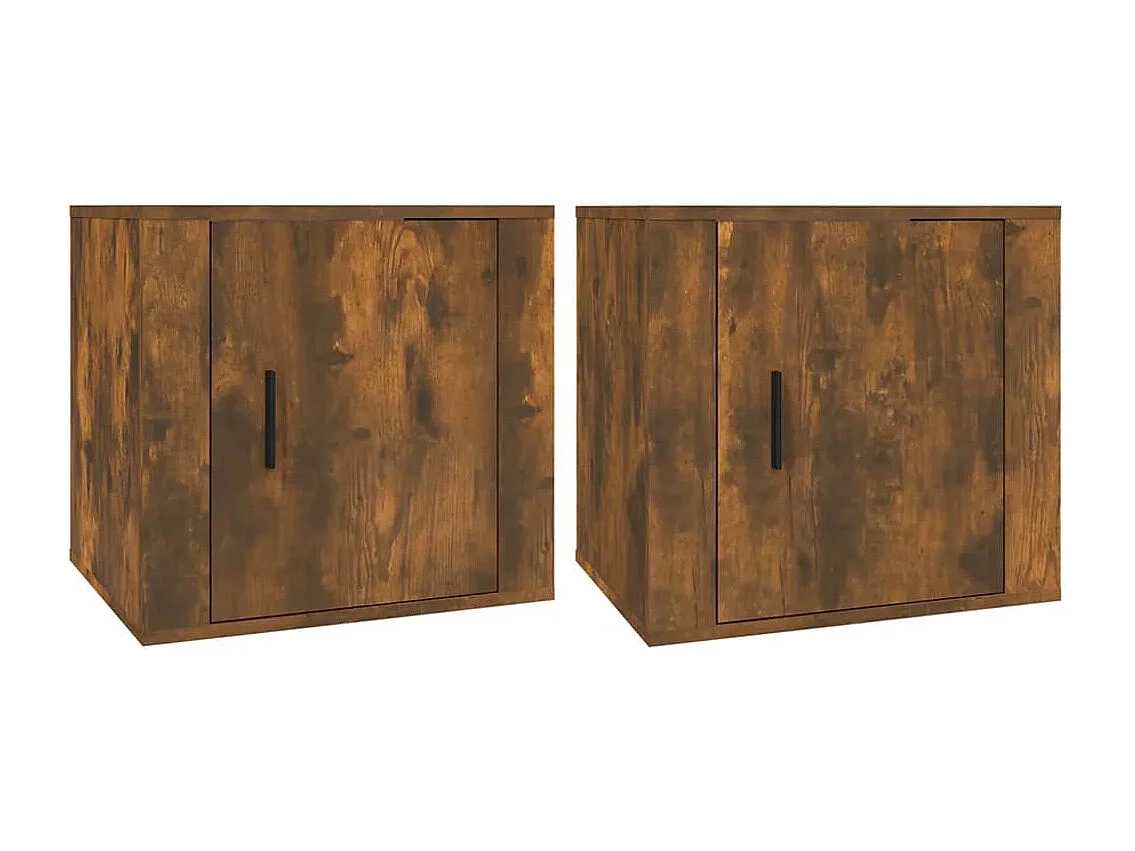 Mesas de cabeceira 2 pcs 50x39x47 cm cor carvalho fumado PT268522