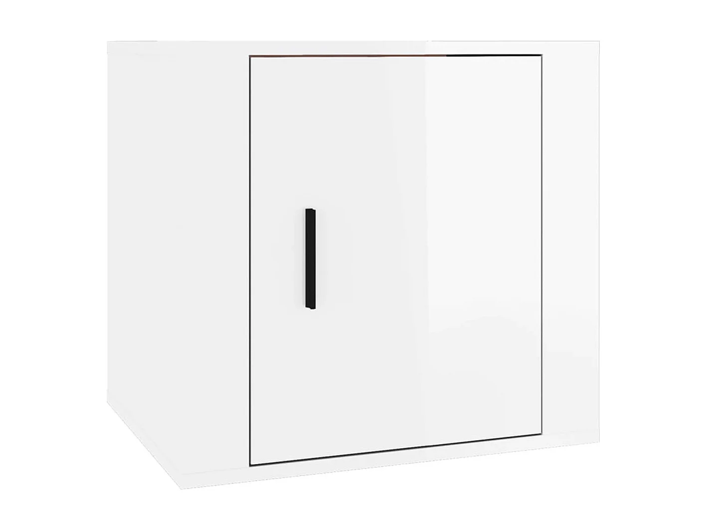 Nachtkastjes 2 st 50x39x47 cm hoogglans wit BE864405