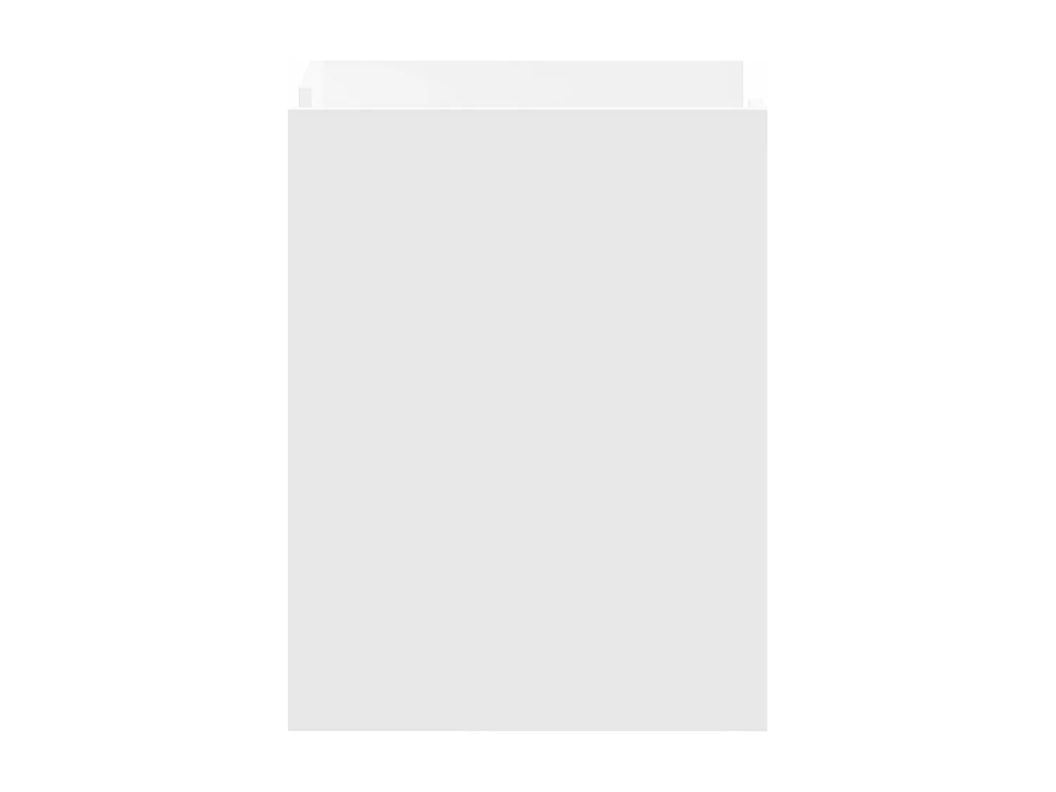 Table de chevet blanc 45x50x65 cm bois d'ingénierie FR96873