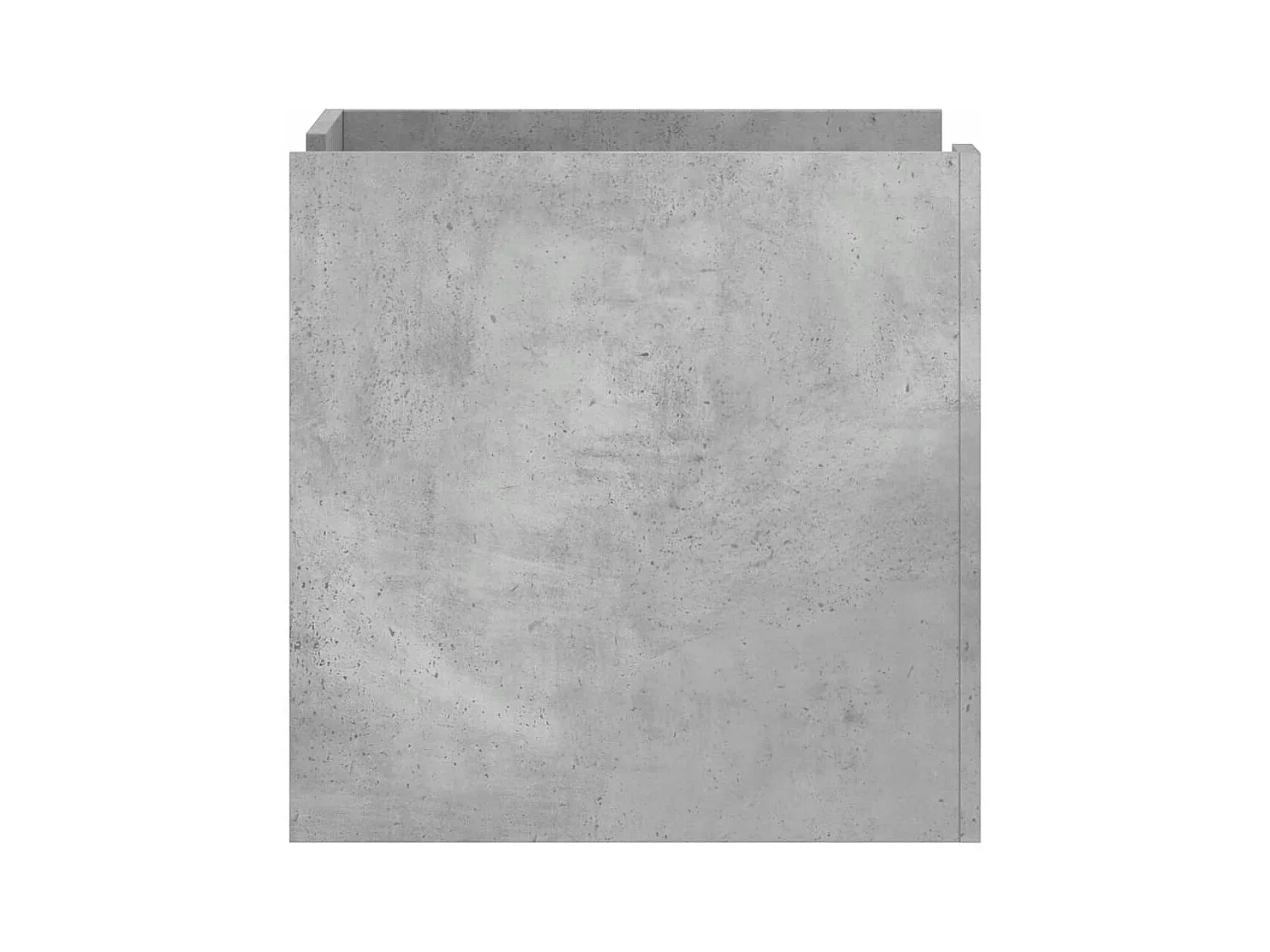 Nachtkastje 45x50x50 cm bewerkt hout betongrijs BE351253