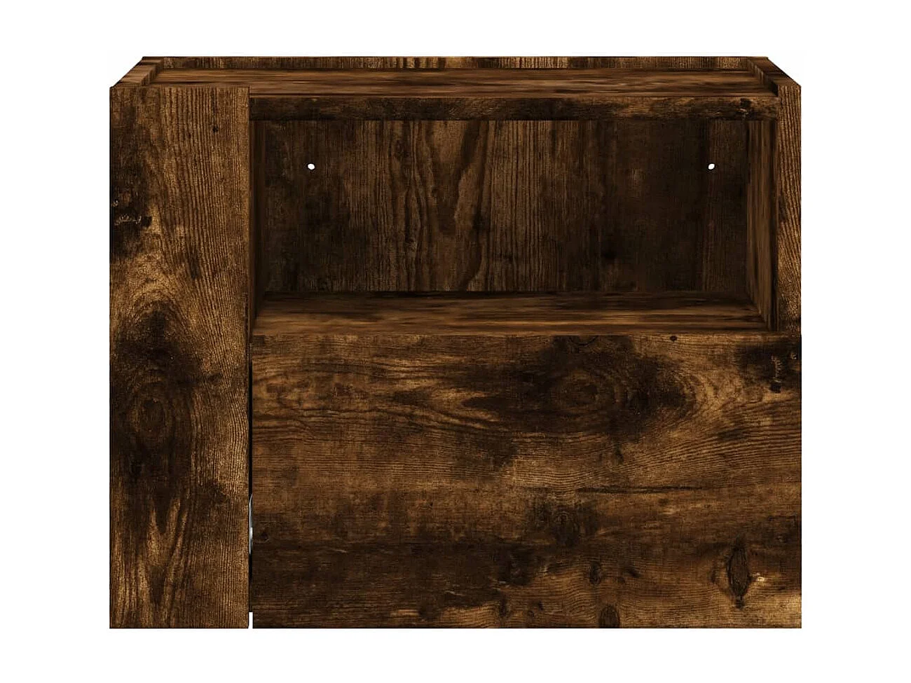 Mesas de cabeceira de parede 2 pcs 45x30x35 cm carvalho fumado PT846955